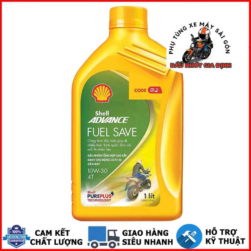 Nhớt Shell Advance Fuel Save 10W30 tiết kiệm nhiên liệu dành cho xe số ...