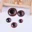 Mắt dán nâu gấu len gấu bông handmade