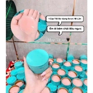Miếng dán ngực silicon hộp/túi 5 cặp