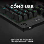 Bàn phím cơ gaming Logitech G512 GX RGB - 3 loại phím cơ GX Switch, cổng USB 2.0 - Chính hãng Bảo hành 24 Tháng — ảnh 4