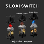 Bàn phím cơ gaming Logitech G512 GX RGB - 3 loại phím cơ GX Switch, cổng USB 2.0 - Chính hãng Bảo hành 24 Tháng — ảnh 2