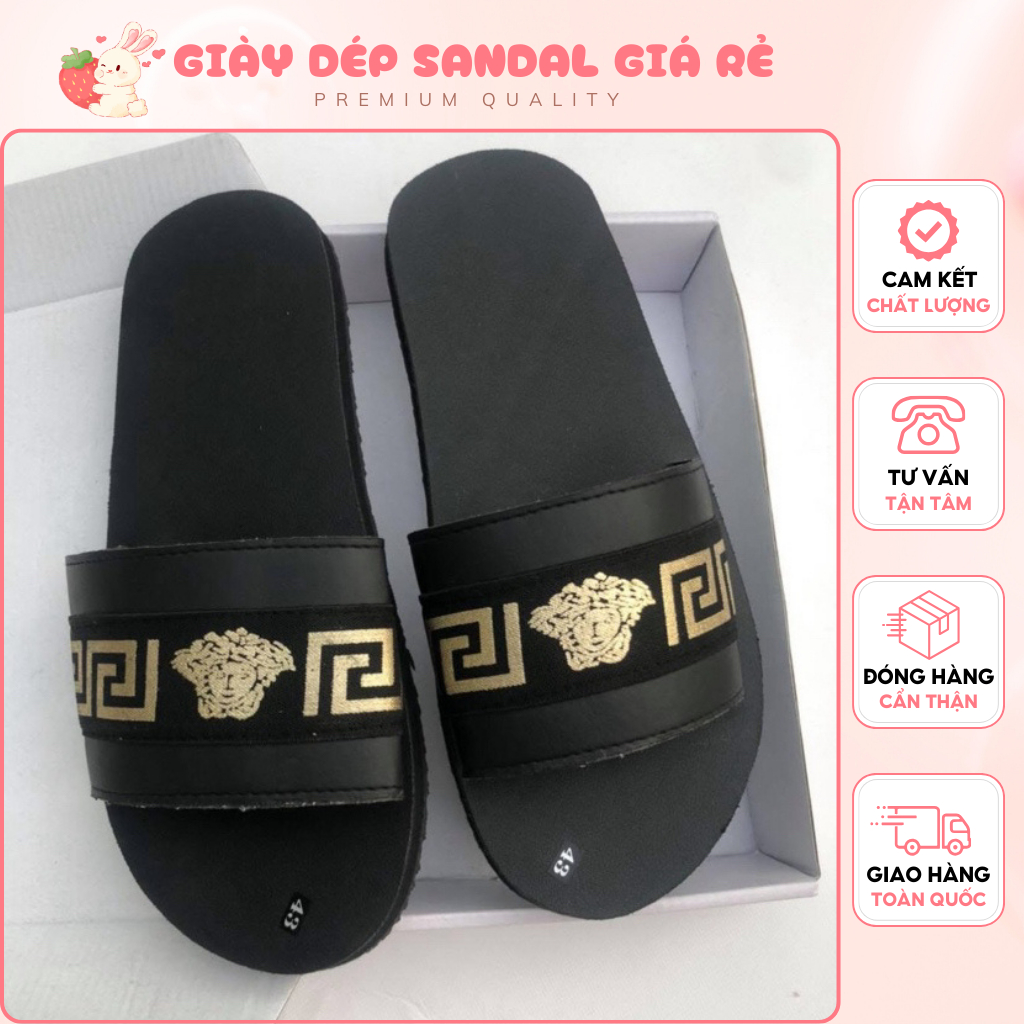 Dép Cao Cấp Quai Ngang, Màu Sắc Trẻ Trung Đủ Size 37-45