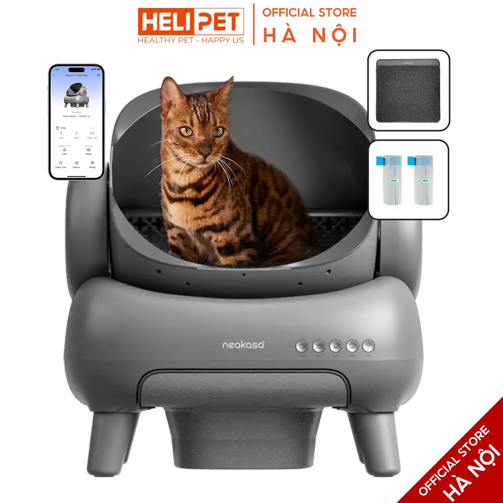 Ảnh [New 2025] Máy Dọn Phân Mèo Neakasa M1 Thiết Kế OPEN-TOP Phù Hợp Cho Nhiều Mèo, Mèo Lớn Đến 15Kg 1
