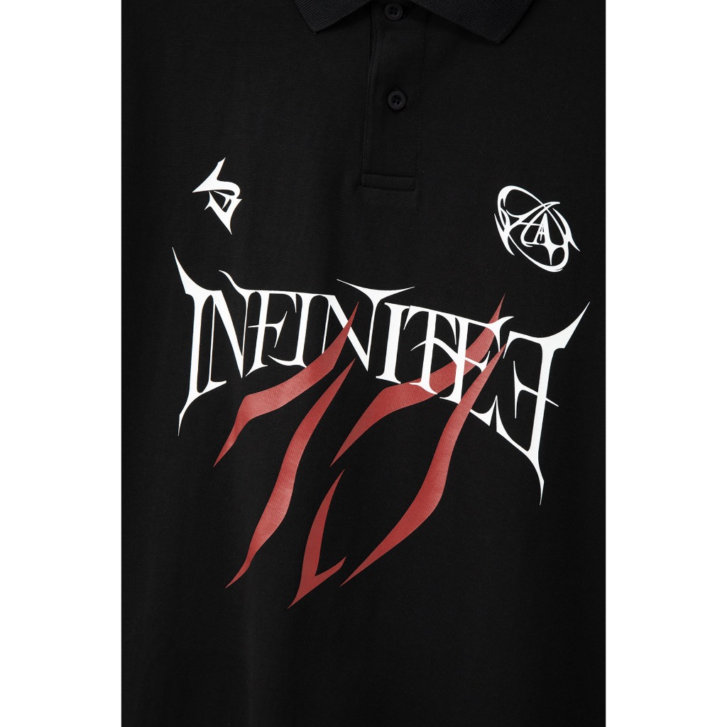 Áo Polo BOO Unisex Dài Tay In Graphic Infinitee 10 BOOLAAB