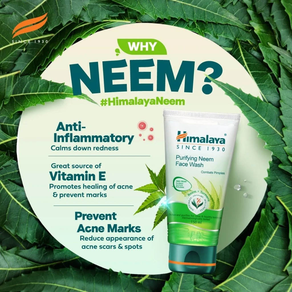 Ảnh Sữa rửa mặt neem Himalaya Purifying Neem Face Wash 150ml TẶNG Mặt nạ đất sét 50ml 4