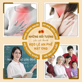 Kẹo lê an phế mật ong 100g, kẹo ngậm ho, tiêu đờm, giảm ho, phù hợp mọi lứa tuổi - Lãn Ông