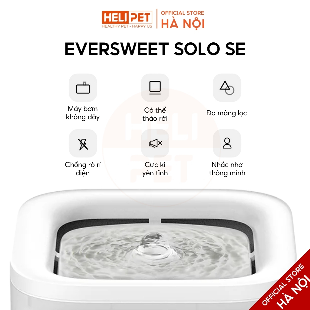Ảnh Máy Lọc Nước Cho Chó Mèo PETKIT SOLO SE Công Nghệ Bơm Không Dây An Toàn Điện Dễ Vệ Sinh 1
