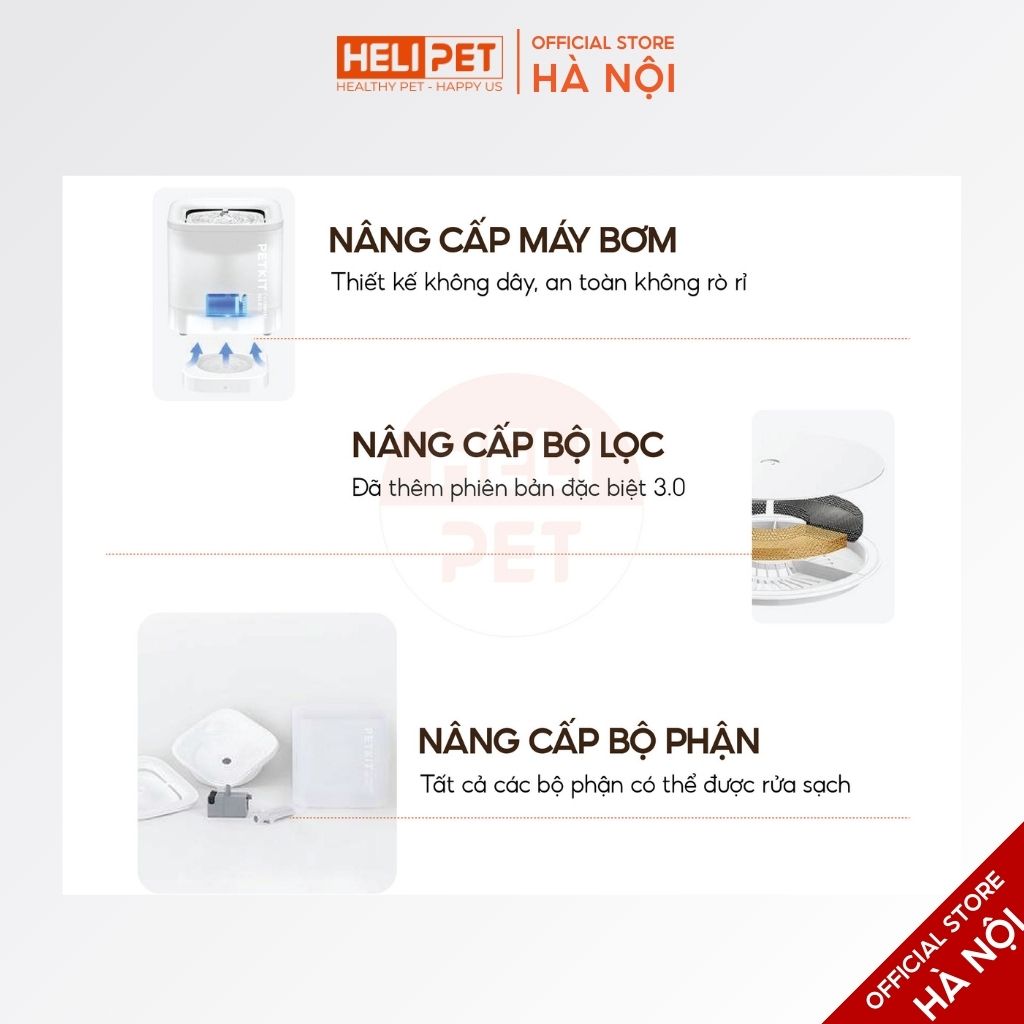 Ảnh Máy Lọc Nước Cho Chó Mèo PETKIT SOLO SE Công Nghệ Bơm Không Dây An Toàn Điện Dễ Vệ Sinh 2