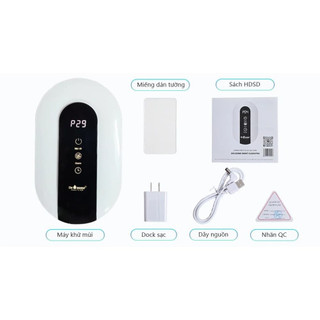 Máy Khử Mùi Nhà Vệ Sinh / Máy Khử Mùi Đa Năng Dr.Ozone Smart Clean Pro Cho Phòng 10-15m2 - Hàng Chính Hãng
