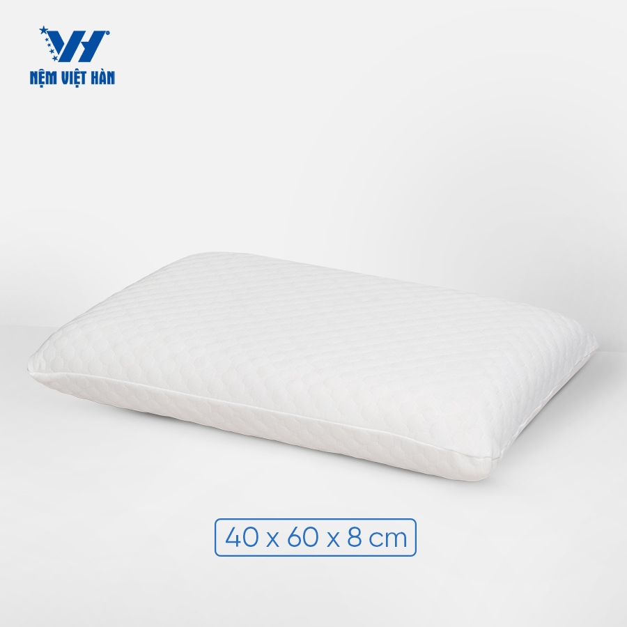 Ảnh Gối nằm Foam Ruby Việt Hàn cao cấp - Êm ái, Thoáng khí 1