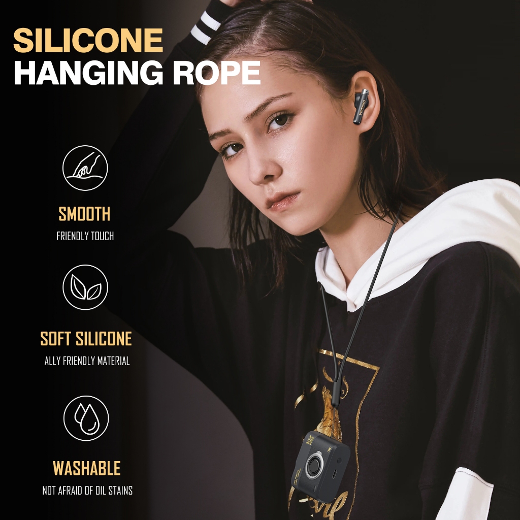 Tai Nghe Nhét Tai Bluetooth ONIKUMA T18 Tích Hợp Micro, Khử tiếng ồn chủ động