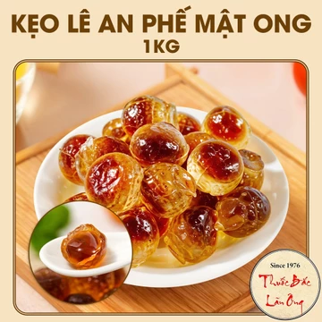 Kẹo lê an phế mật ong 1kg, kẹo ngậm ho, tiêu đờm, giảm ho, phù hợp mọi lứa tuổi - Lãn Ông