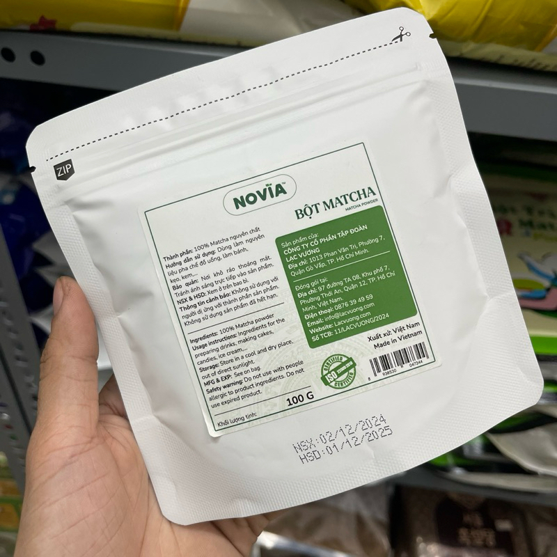 Bột matcha Novia Gói 100g | Shopee Việt Nam