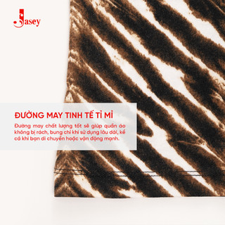 Áo giữ nhiệt nữ da báo JASEY, Áo giữ nhiệt phù hợp mùa thu, đông dáng ôm chuẩn size mã 2173