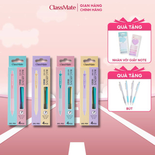 Bút Gel Bấm CLASSMATE Ngòi 0.5mm, Nhiều Màu, Mực Đều Nét trơn, Ngòi ST Siêu Trơn, Dành Cho Học Sinh