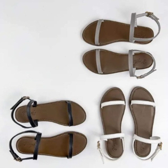 Giày Sandal Nữ Thời Trang Giày Sandal Đế Bệt Chất Lượng Cao