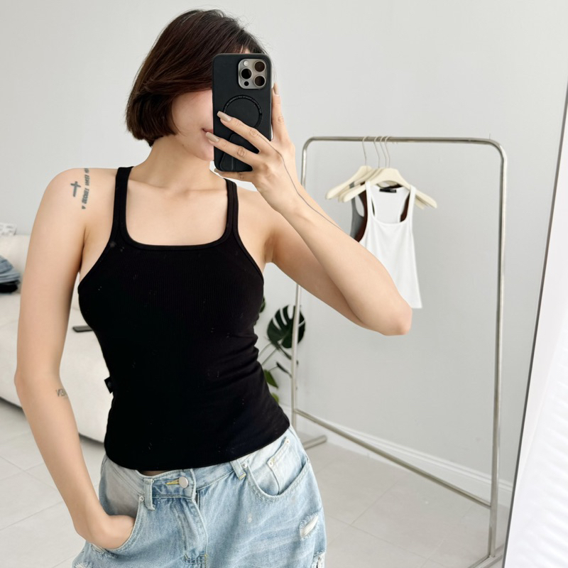 MIDDUA - T2401 Tank color bản dây mảnh nhỏ