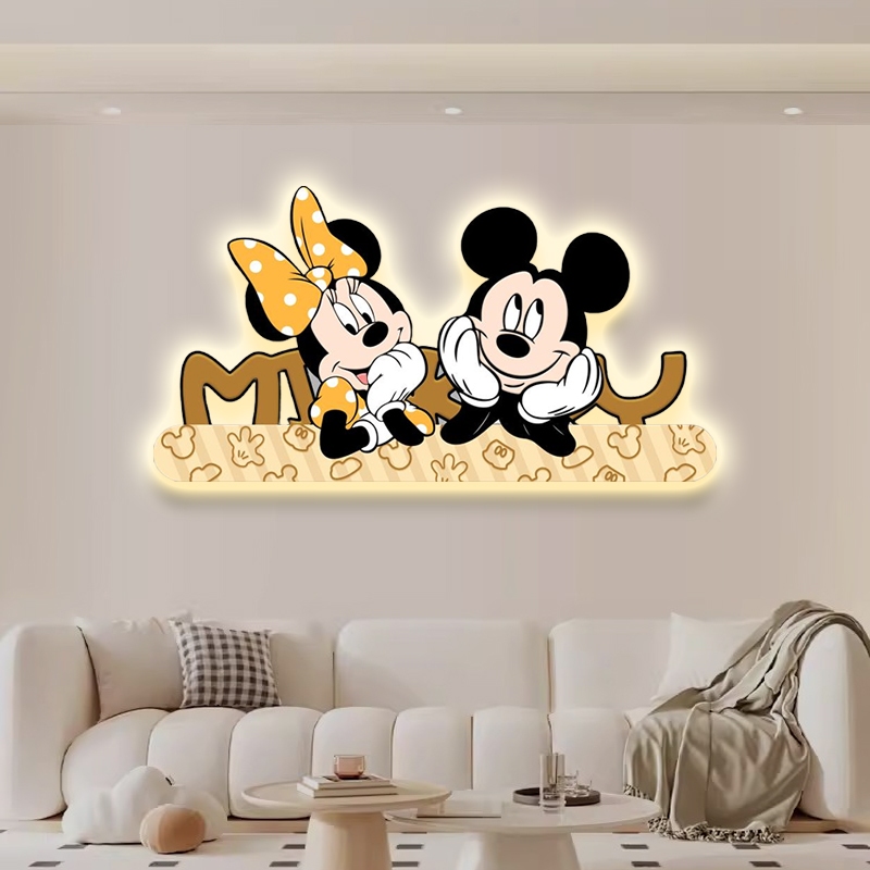 Tranh Mickey Led , Trang Trí Phòng Khách , Phòng Ngủ Bé , Phòng Làm ...