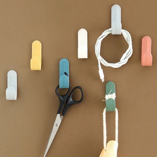Móc Dán Tường Decor Chữ J Mini, Móc Treo Đồ Nhiều Màu Sắc, Phong Cách Tối Giản Hàn Quốc