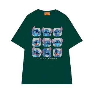 Áo Thun Hoạt Hình Disney Lilo & Stitch NGỐ TEE, Áo Thun Cổ Tròn Form Unisex Rộng Rãi Thoáng Mát