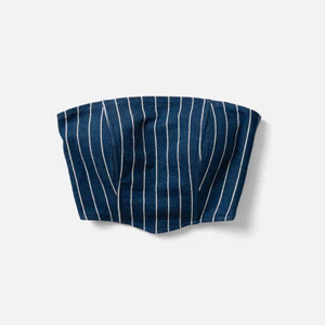MIDDUA - Áo ống cup ngực denim