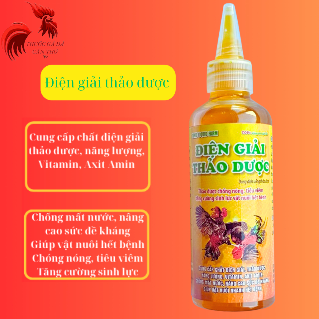 GlucoKC mát gà Cung cấp dinh dưỡng Cho Gà 100ml