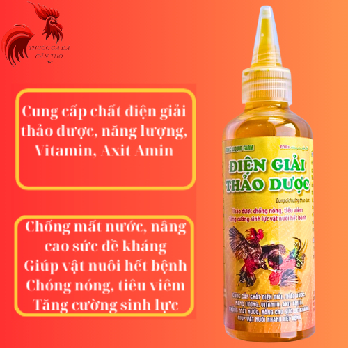 GlucoKC mát gà Cung cấp dinh dưỡng Cho Gà 100ml