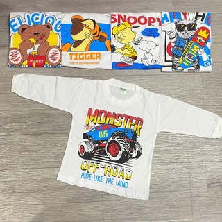 Áo Tay Ngắn | Áo Tay Dài Thun Cotton Trắng Cho Bé Mặc Nhà, Đi Chơi | Vải Mát 6-65kg [Chất đẹp]