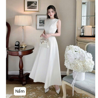 VÁy thiết kế tiệc nữ sang chảnh, dáng dài Eva_hamichi