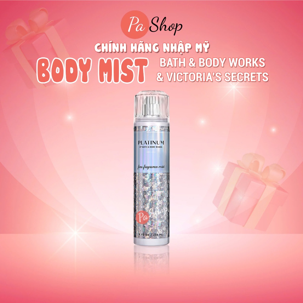 Body mist Platinum xịt thơm toàn thân | Shopee Việt Nam