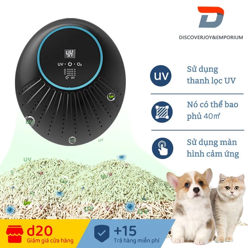 Máy khử mùi Air Purifier Máy lọc không khí ozone ion âm khử mùi/ khử trùng nhà tắm/ nhà bếp/ nhà vệ sinh — ảnh 1