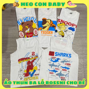 ÁO BA LỖ THUN COTTON MÁT CHO BÉ (6-65kg) - [CHẤT ĐẸP]