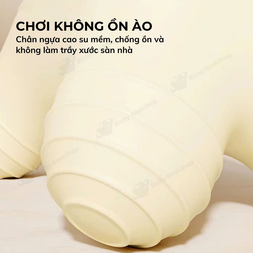 Thú nhún cho bé loại to bơm hơi Mideer Sensory Training Joy Bounce Jumper Pony