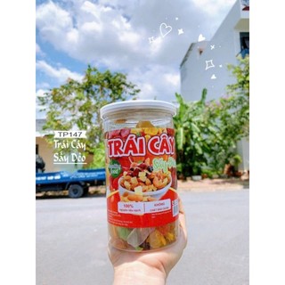 500grTrái cây sấy dẻo thích hợp ăn kiêng,healthy,giảm cân.Thành phần gồm có nho đen,nho vàng,đào xanh,đào vàng,thốt nốt
