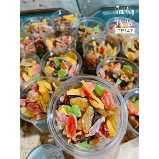 500grTrái cây sấy dẻo thích hợp ăn kiêng,healthy,giảm cân.Thành phần gồm có nho đen,nho vàng,đào xanh,đào vàng,thốt nốt