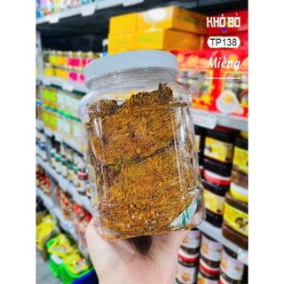 keo-Khô bò miếng to loại 1,siêu ngon,tặng kèm tương ớt..