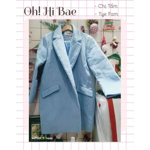 Áo khoác nỉ dáng dài qccc (sẵn)