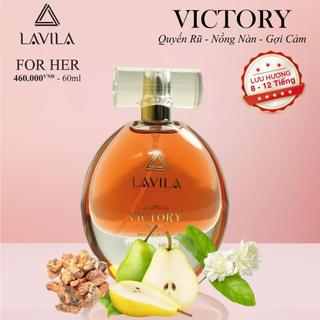 Nước Hoa Nữ Phong Cách Gợi Cảm Lavila VICTORY (60ml) Chính Hãng + Tặng 01 Chai Mini 20ml
