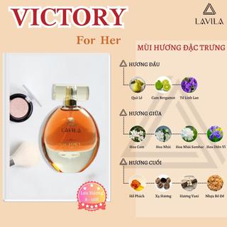 Nước Hoa Nữ Phong Cách Gợi Cảm Lavila VICTORY (60ml) Chính Hãng + Tặng 01 Chai Mini 20ml