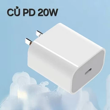 Bộ Sạc Nhanh 20W, Củ Sạc Nhanh 20W, Dây Sạc Nhanh Chính hãng sạc siêu nhanh công suất 20w Dành cho 7 đến 15prm