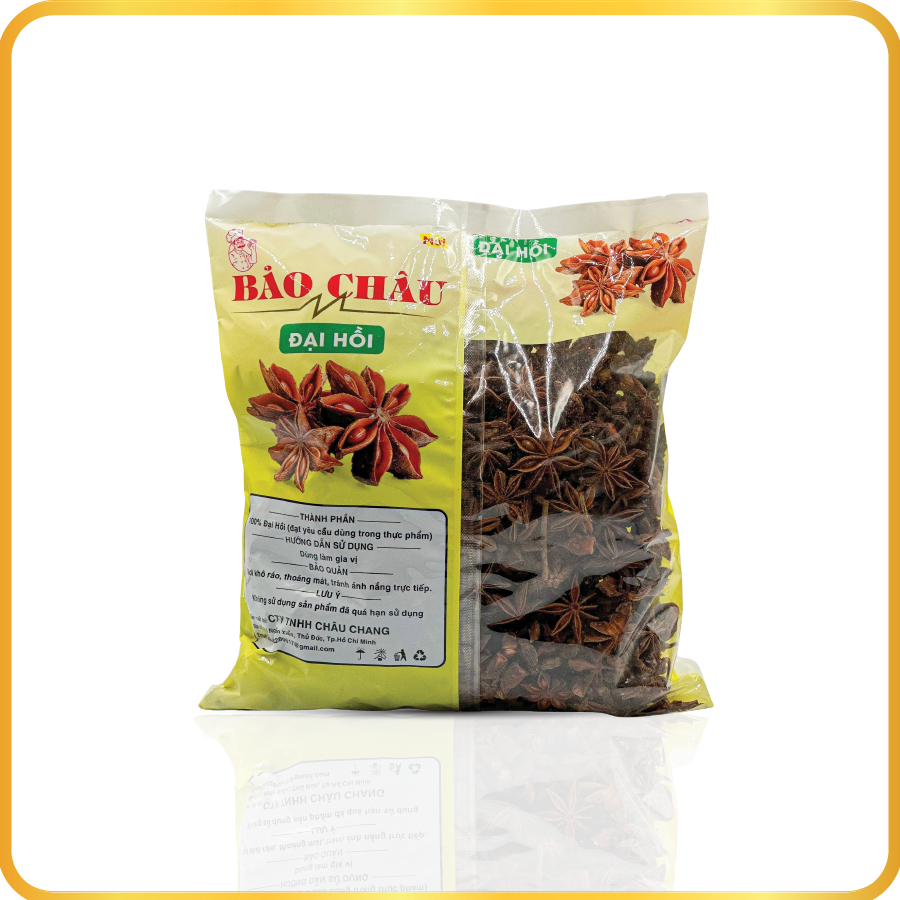 Đại Hồi / Hoa Hồi Bảo Châu hàng loại 1 thơm lâu , gia vị nấu phở -bò kho túi 500gr