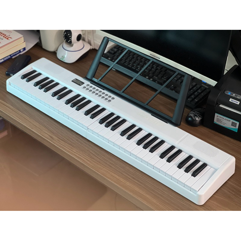 Đàn Piano Điện Toledo 61 Phím Gấp Gọn Màu Trắng | Shopee Việt Nam