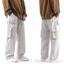 Quần kaki túi hộp nam nữ ống rộng, quần Cargo Pant kaki màu trơn basic phong cách thời trang K04