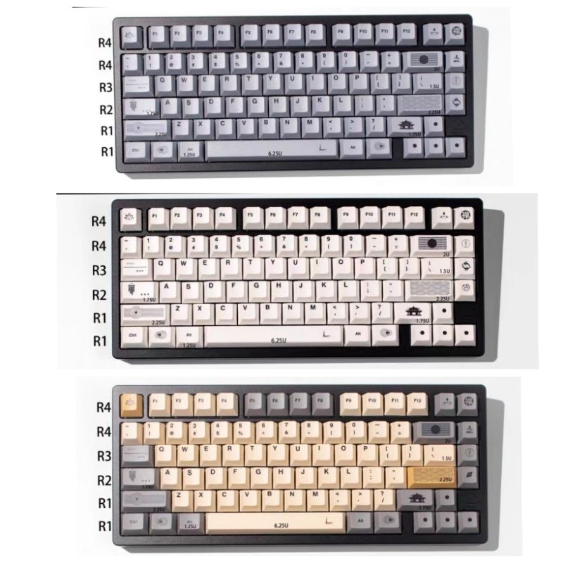 Zen keycap Retro Classical 1.7mm dày dặn custom cho bàn phím | Shopee ...