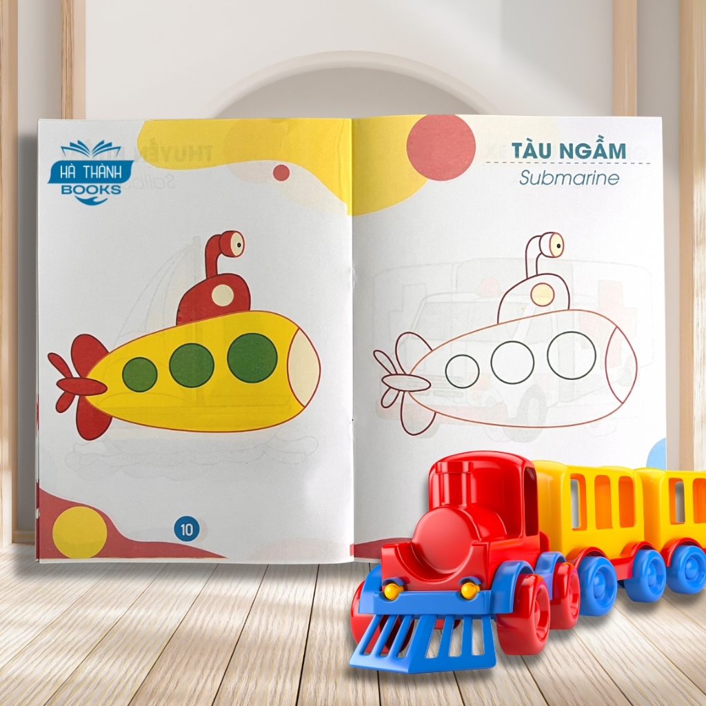 Sách - Bộ 20 Cuốn Tô Màu, Tô Hình Cho Bé 3 - 6 Tuổi (TẶNG MÀU CHÍNH HÃNG)