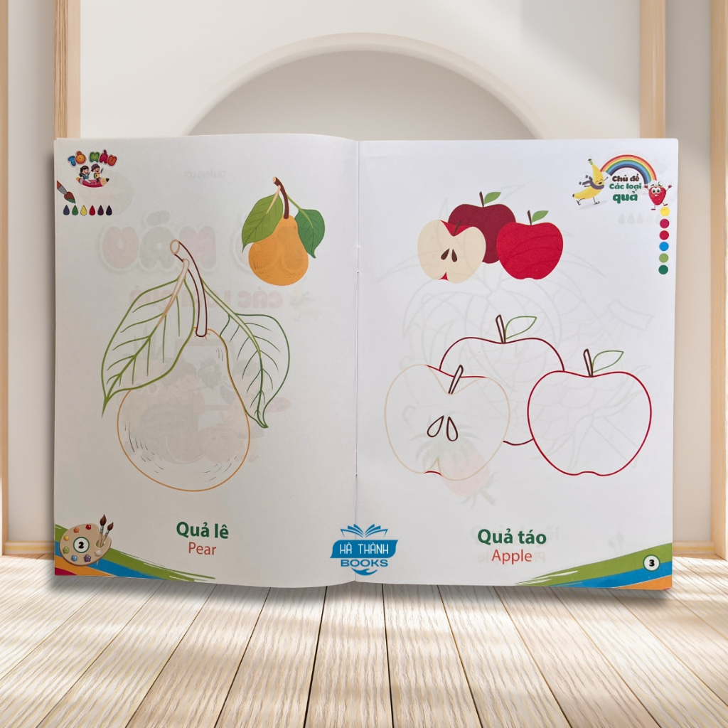 Sách - Bộ 20 Cuốn Tô Màu, Tô Hình Cho Bé 3 - 6 Tuổi (TẶNG MÀU CHÍNH HÃNG)