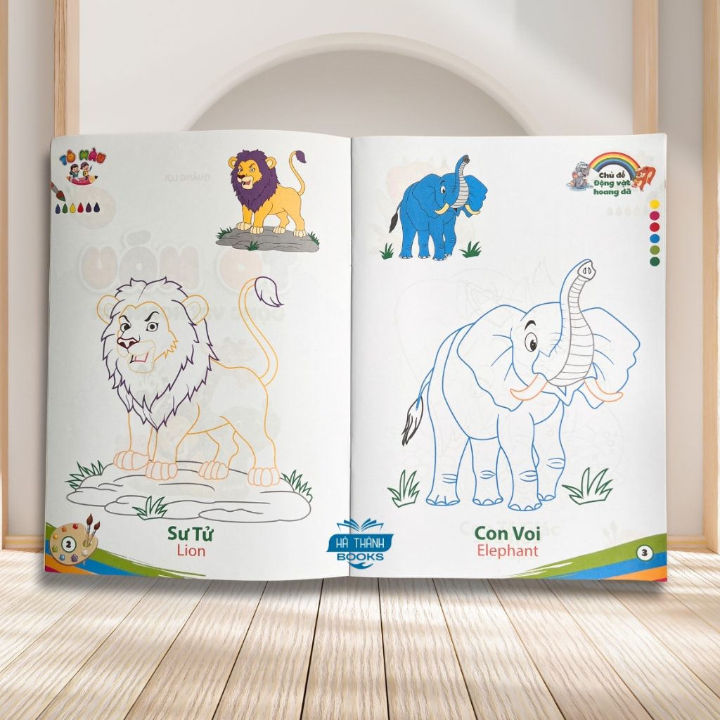 Sách - Bộ 20 Cuốn Tô Màu, Tô Hình Cho Bé 3 - 6 Tuổi (TẶNG MÀU CHÍNH HÃNG)