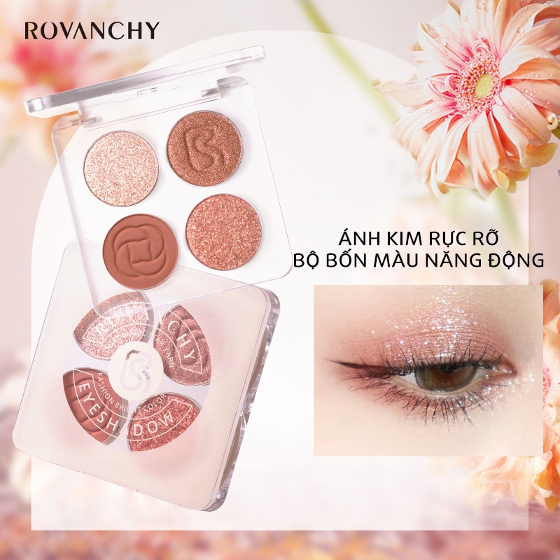 Phấn mắt bốn màu sang trọng Xingsha R589 ROVANCHY