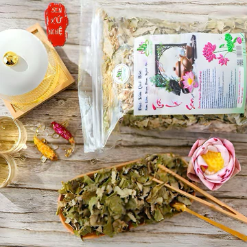 Trà lá sen, trà sen Quê Bác, đặc sản Nghệ An, thơm ngon, bổ dưỡng, hoàn toàn từ thiên nhiên|Sen Xứ Nghệ