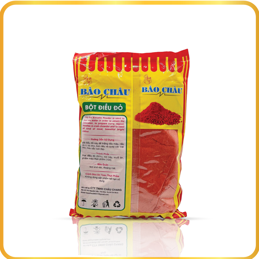 Bột Điều Đỏ Bảo Châu dùng chế biến đồ ăn tạo màu thực phẩm 500g